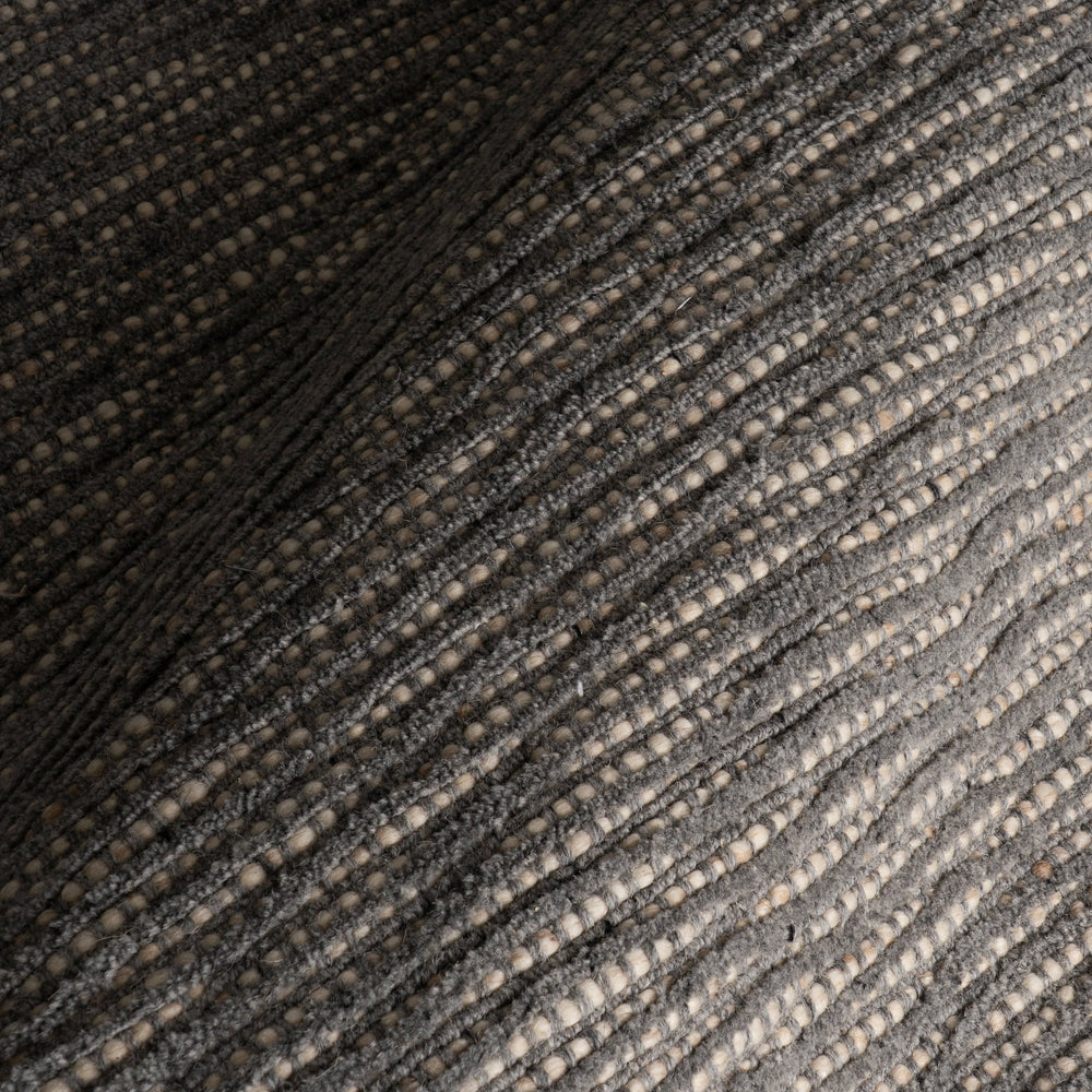 Rory Hand Loomed Wool-Blend Rug | Grey