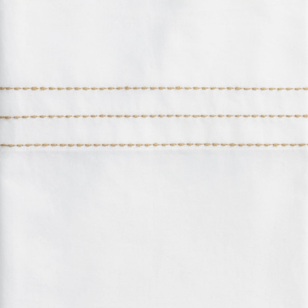 Julia Embroidered Pillowcases | Gold