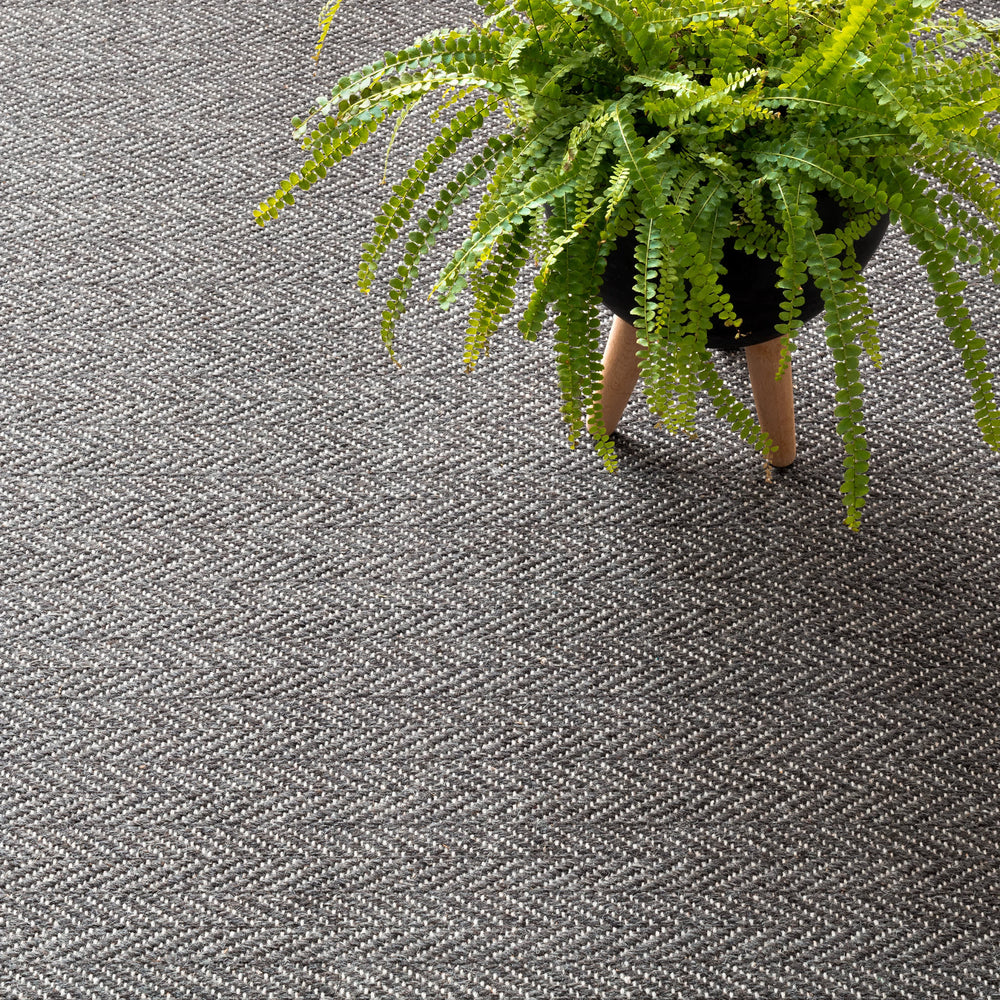 Piper Woven Wool Custom Rug | Shale