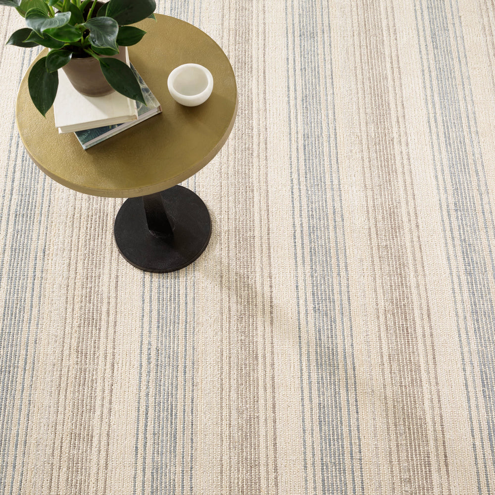 Moonshine Handwoven Cotton/Viscose Rug | Neutral