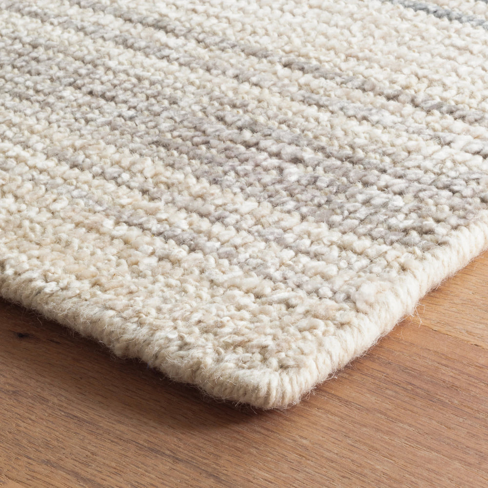 Moonshine Handwoven Cotton/Viscose Rug | Neutral