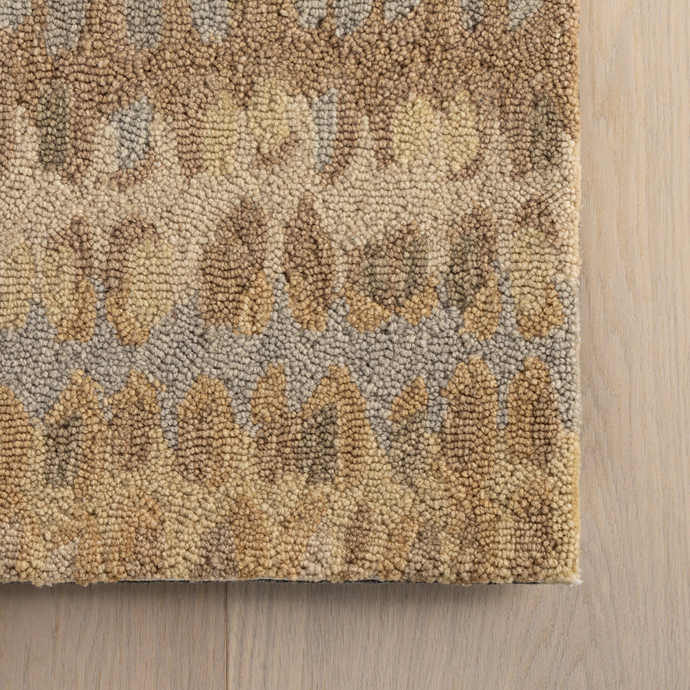 Paint Chip Hand Micro Hooked Wool Rug | Natural