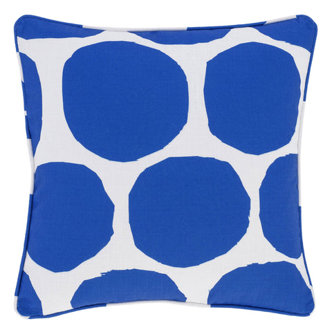 On The Spot Cobalt Indoor/Outdoor Decorative Pillow Cover