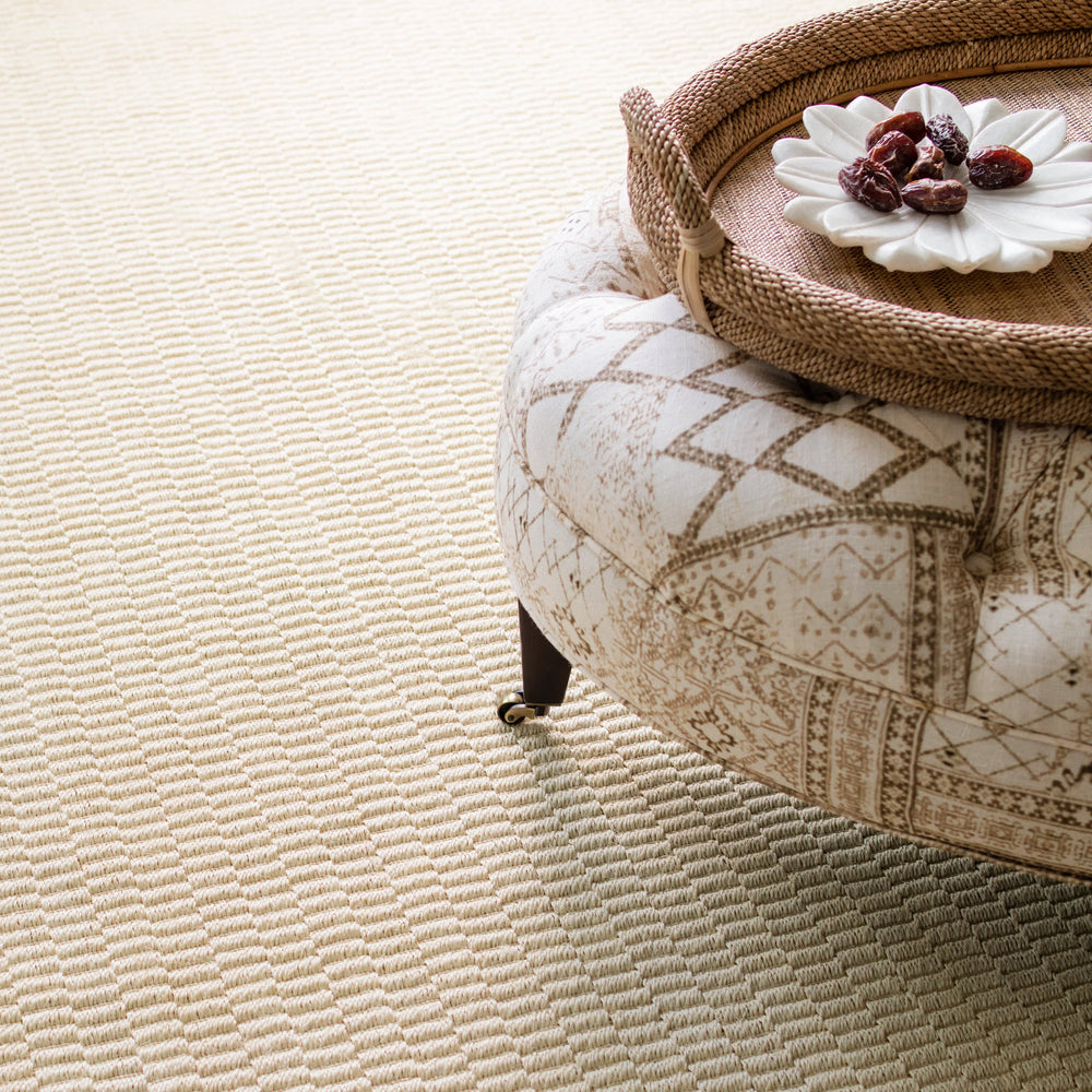 Wicker Woven Sisal Custom Rug | Sand