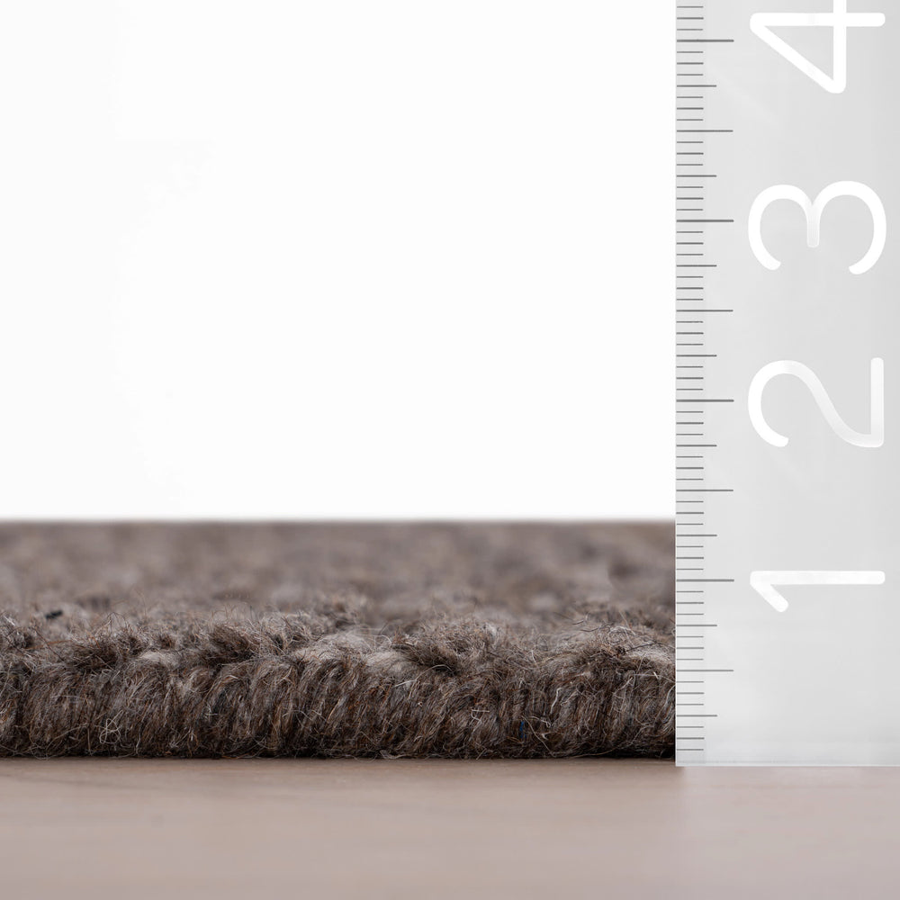 Rory Hand Loomed Wool-Blend Rug | Brown