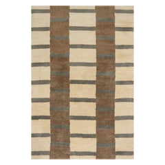 Saga Geometric Rug | Slate Blue