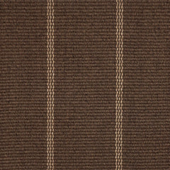 Riva Striped Coastal Indoor/Outdoor Custom Rug Swatch | Brown