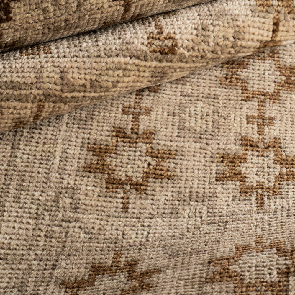 McGuire Hand Knotted Wool-Blend Rug | Sepia Brown