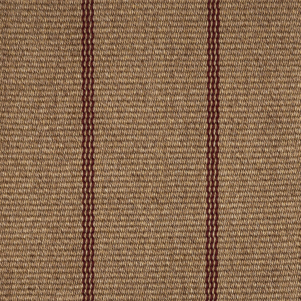 Riva Striped Coastal Indoor/Outdoor Custom Backed Rug Swatch | Natural