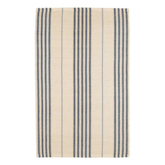 Conway Handwoven Cotton Rug | Blue