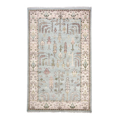 Athens Sky Hand Knotted Wool Rug