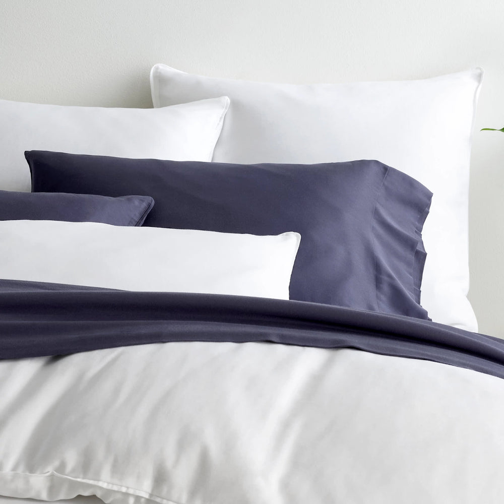 Essential Sateen Sham | White