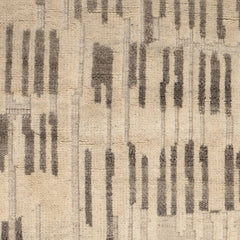 Hicks Natural Hand Knotted Wool Rug Swatch