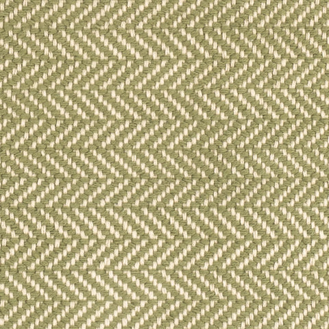 Herringbone Sage Handwoven Cotton Rug Swatch