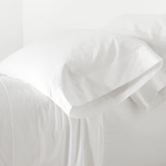 Essential Percale White Pillowcases