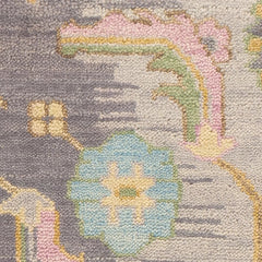 Iris Multi Hand Knotted Wool Rug Swatch