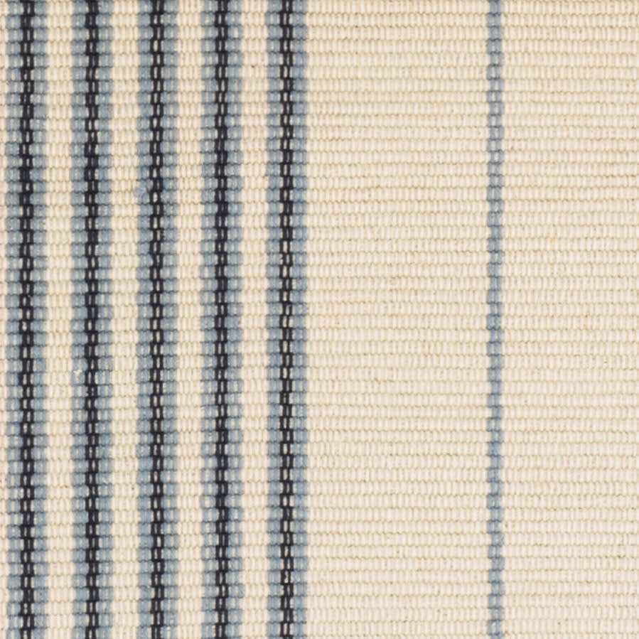 Conway Handwoven Cotton Rug Swatch | Blue