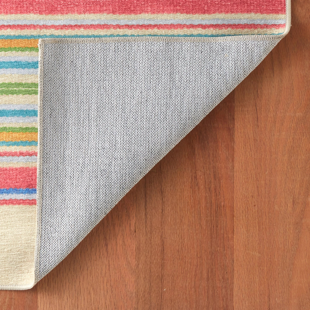 Cady Stripe Machine Washable Rug | Multi