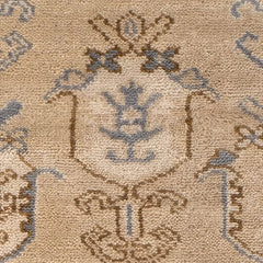 Ashby Taupe Hand Knotted Wool Rug Swatch