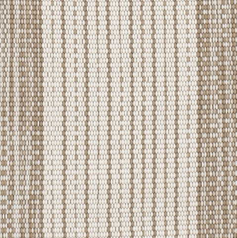 Quincy Stripe Handwoven Indoor/Outdoor Rug Swatch | Khaki