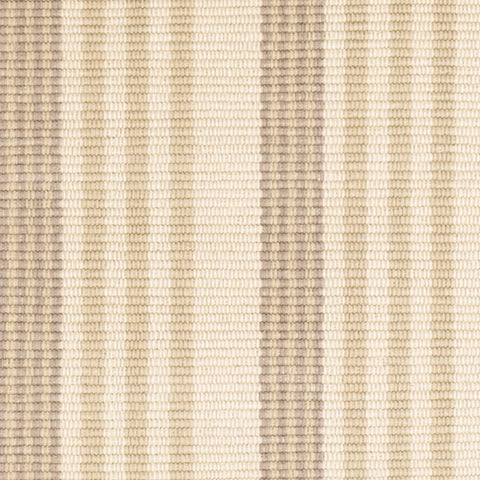 Putney Stripe Ivory Handwoven Cotton Rug Swatch