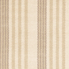 Putney Stripe Ivory Handwoven Cotton Rug Swatch