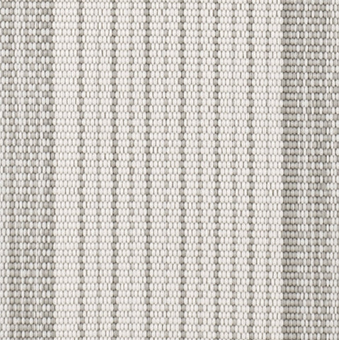 Quincy Stripe Handwoven Indoor/Outdoor Rug Swatch | Platinum