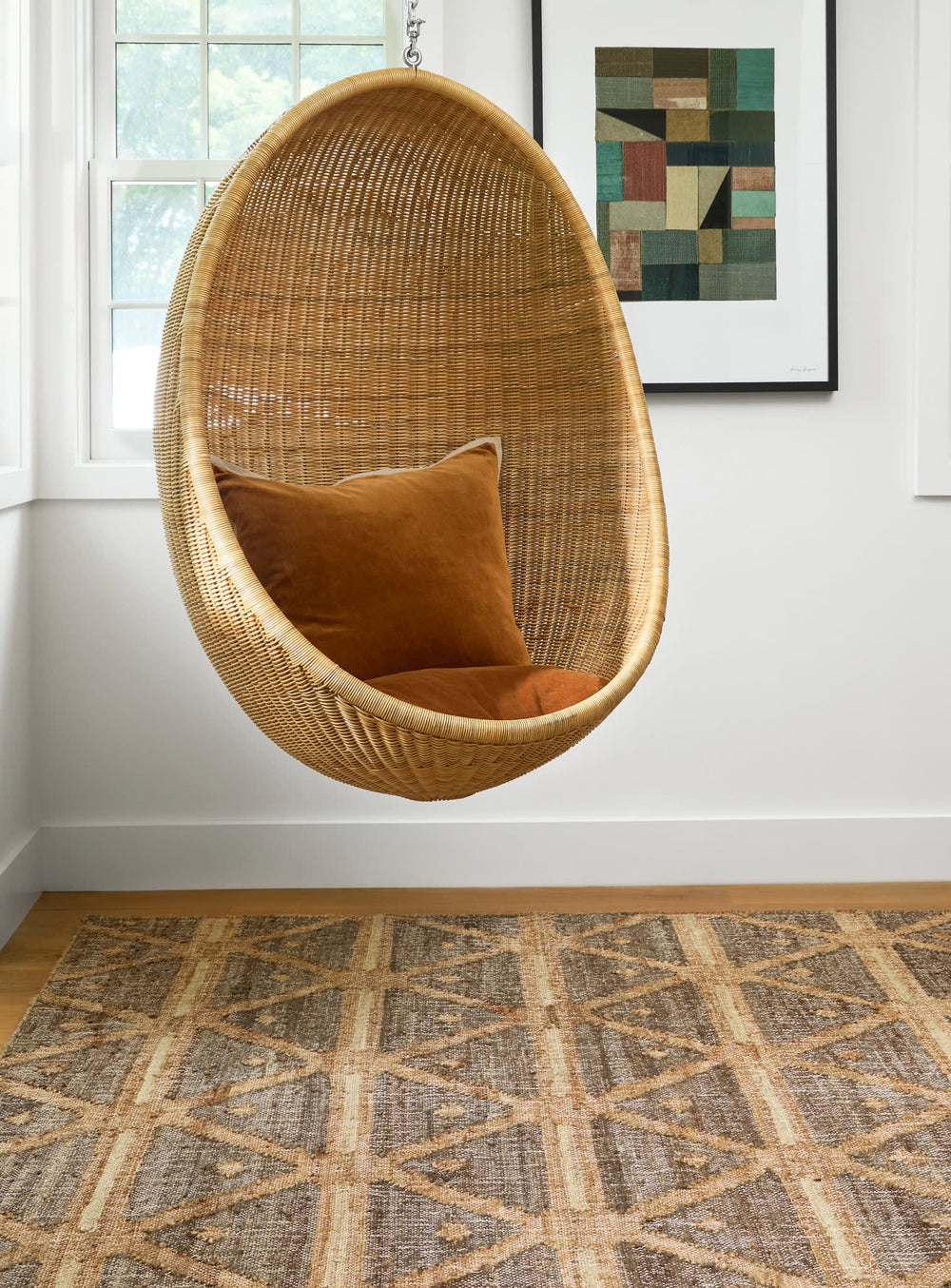 Rumi Handwoven Jute Rug | Brown