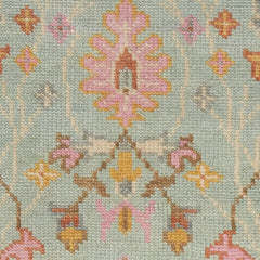 Mara Sky Hand Knotted Wool Rug Swatch