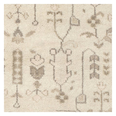 Dara Hand Knotted Wool Rug Swatch | Cream
