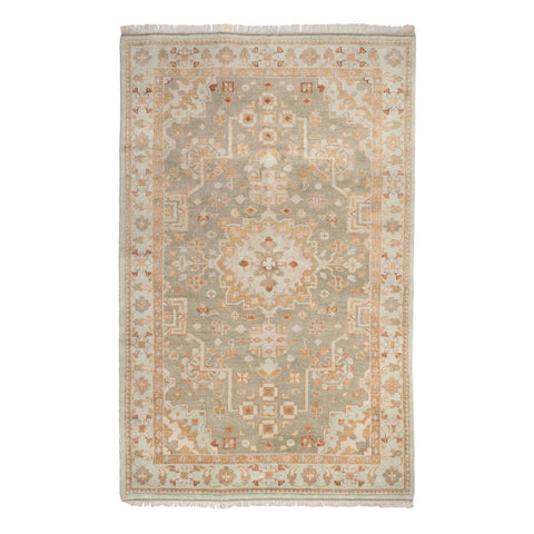 Kendra Hand Knotted Wool Rug | Sky