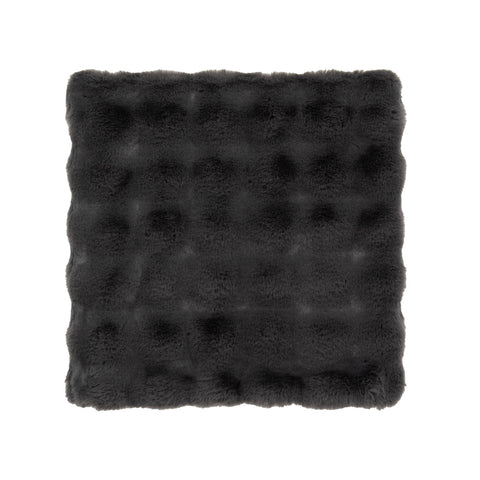Fab Faux Decorative Pillow Cover | Shale