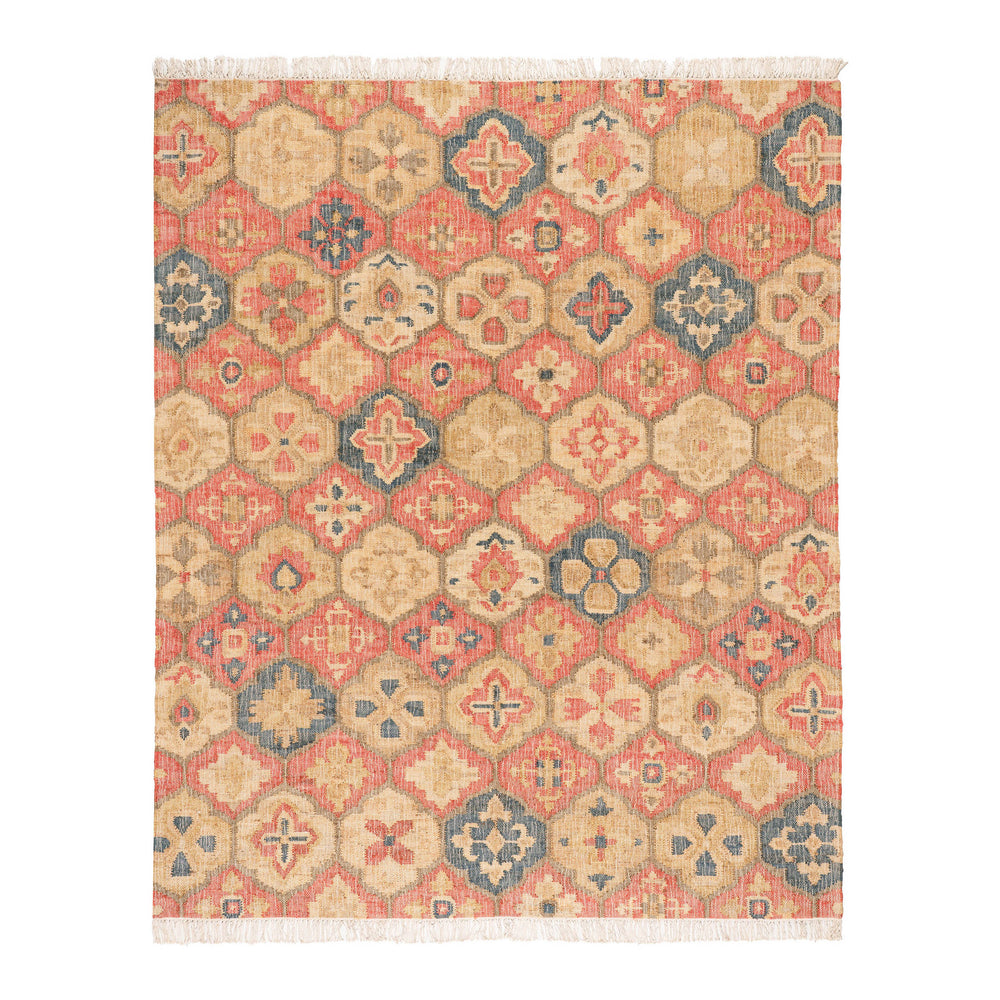 Pali Handwoven Jute Rug | Multi